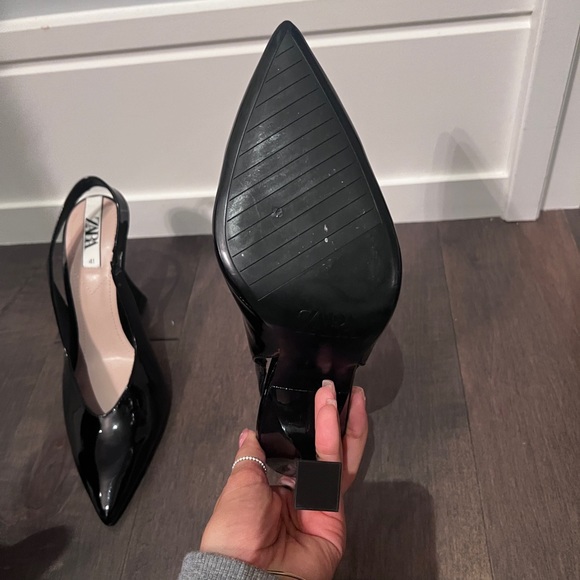 NEW Zara Black Heels - Picture 6 of 6
